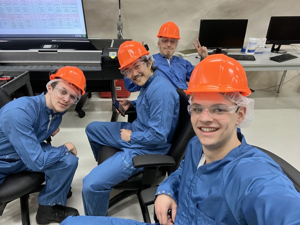 In the lab at SNOLAB